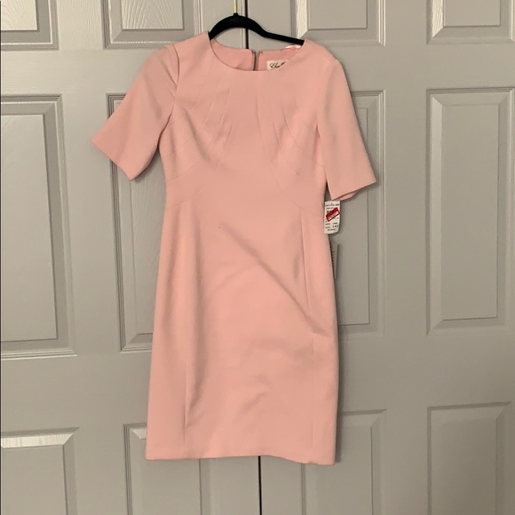 light pink work dress